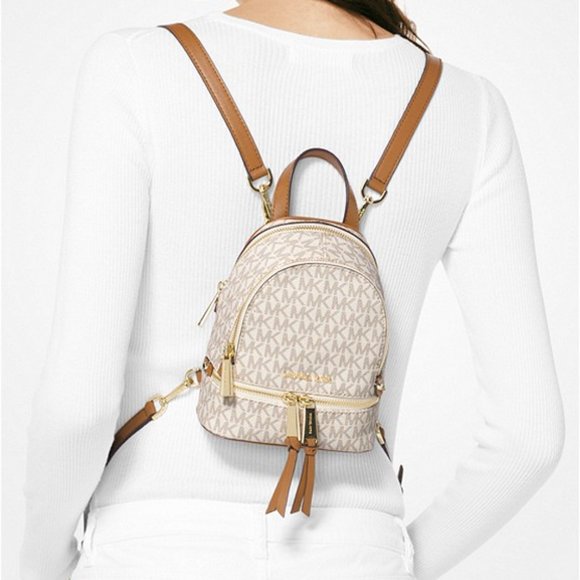 Original Michael Kors Rhea Mini Logo Backpack main image 4